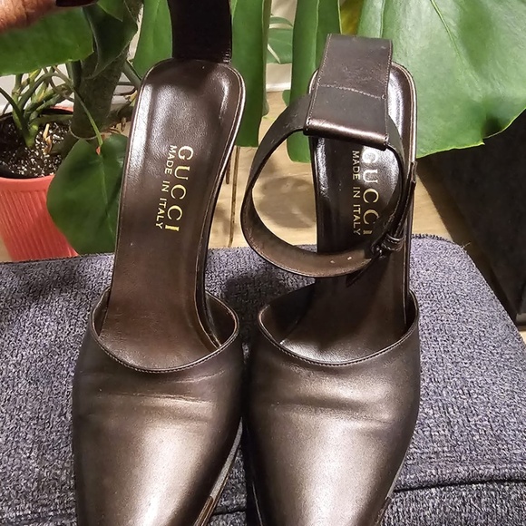 Gucci 1997 Chocolate Ankle strap Stiletto - Picture 5 of 8
